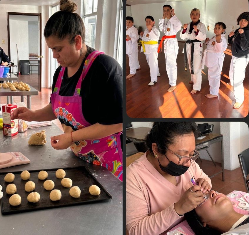 En puerta clausura de cursos y talleres del ICAM DIF Tulancingo