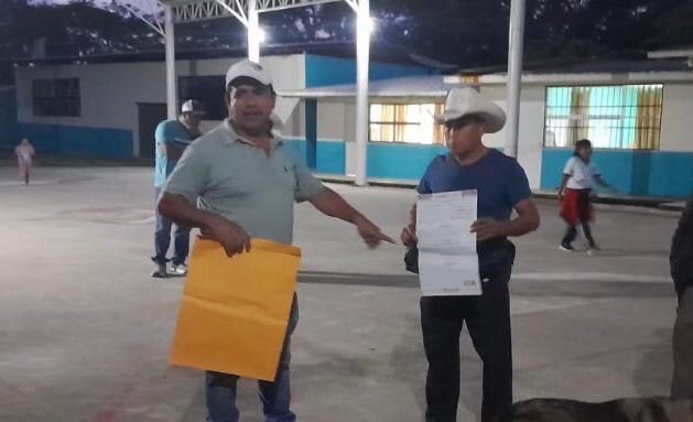 Recibe La Esperanza 1 reconocimiento como pueblo originario y cambia delegado