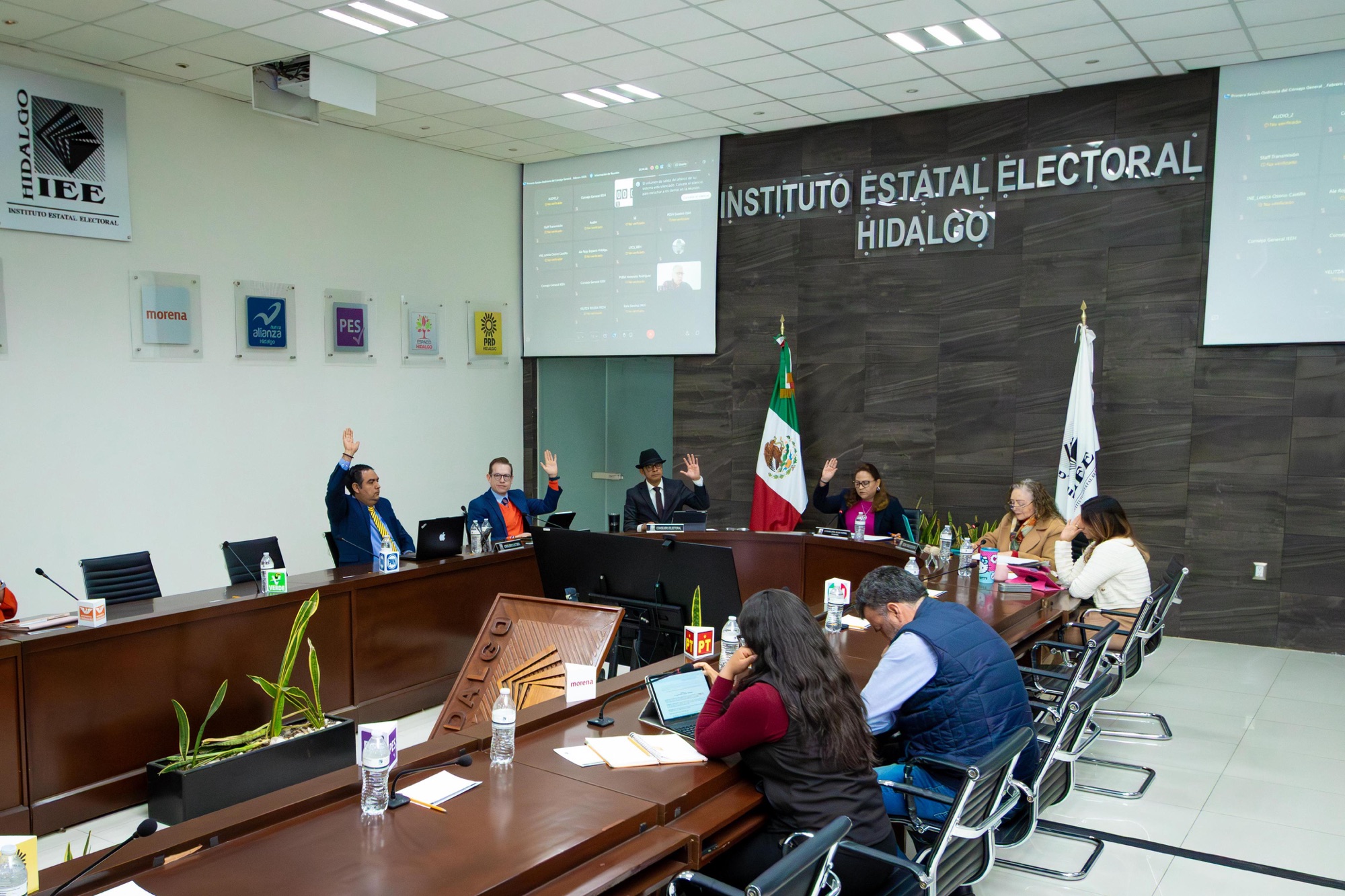 Avalan consejeros del IEEH plan estratégico institucional de largo plazo