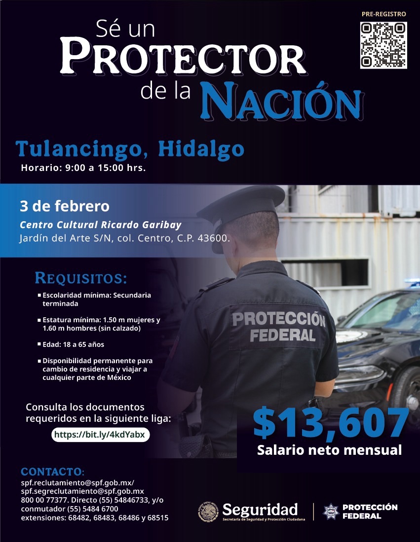 Ofertan vacantes en jornada especial de reclutamiento federal