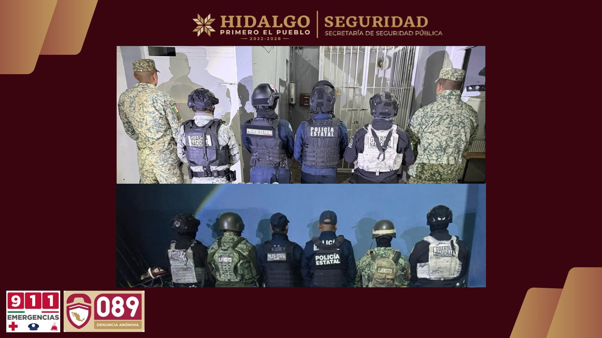 Decomisan celulares, armas hechizas y droga en penales de Hidalgo