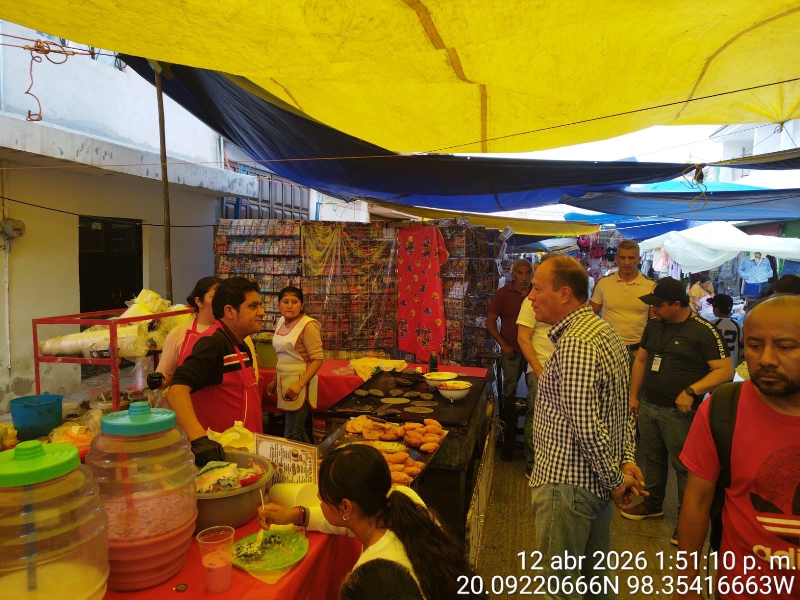 Refuerzan supervisión en tianguis de Tulancingo
