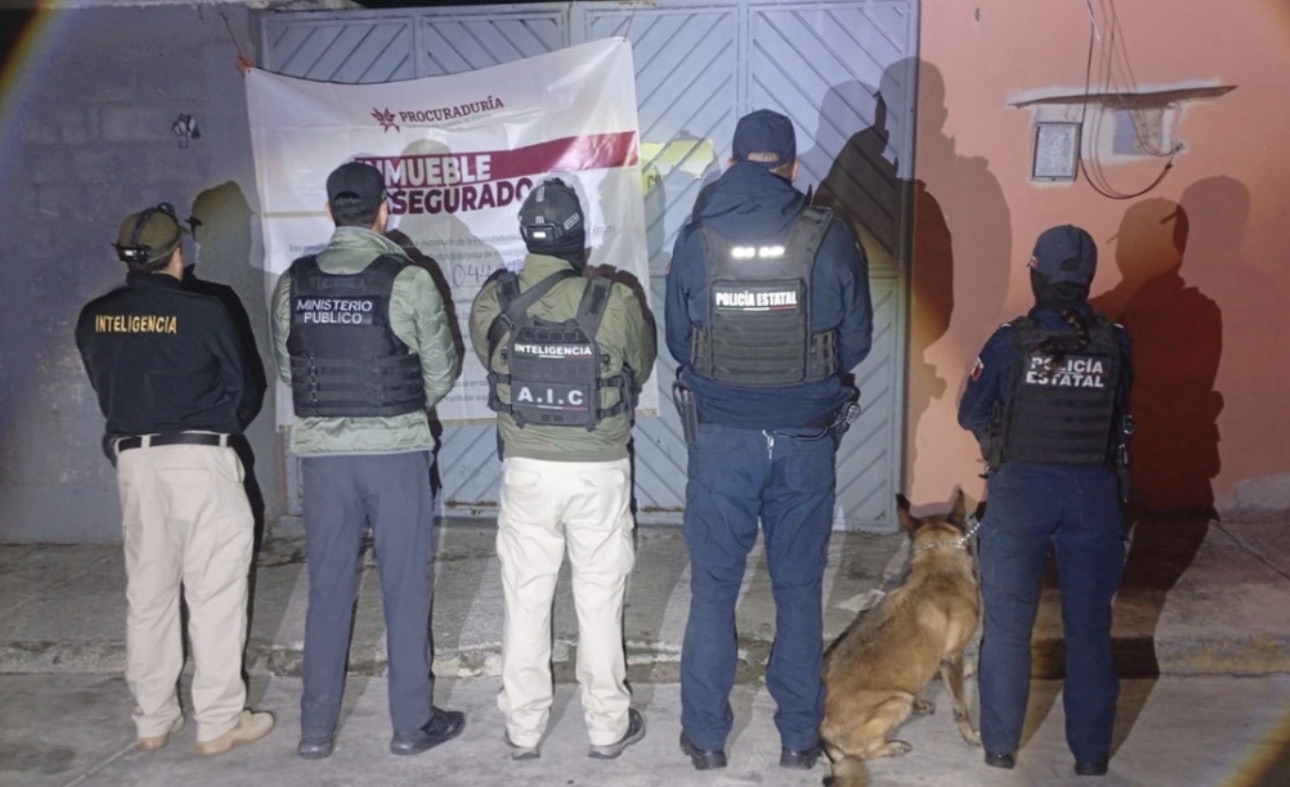 Ocho detenidos y aseguramiento de sustancias en operativo en Tolcayuca