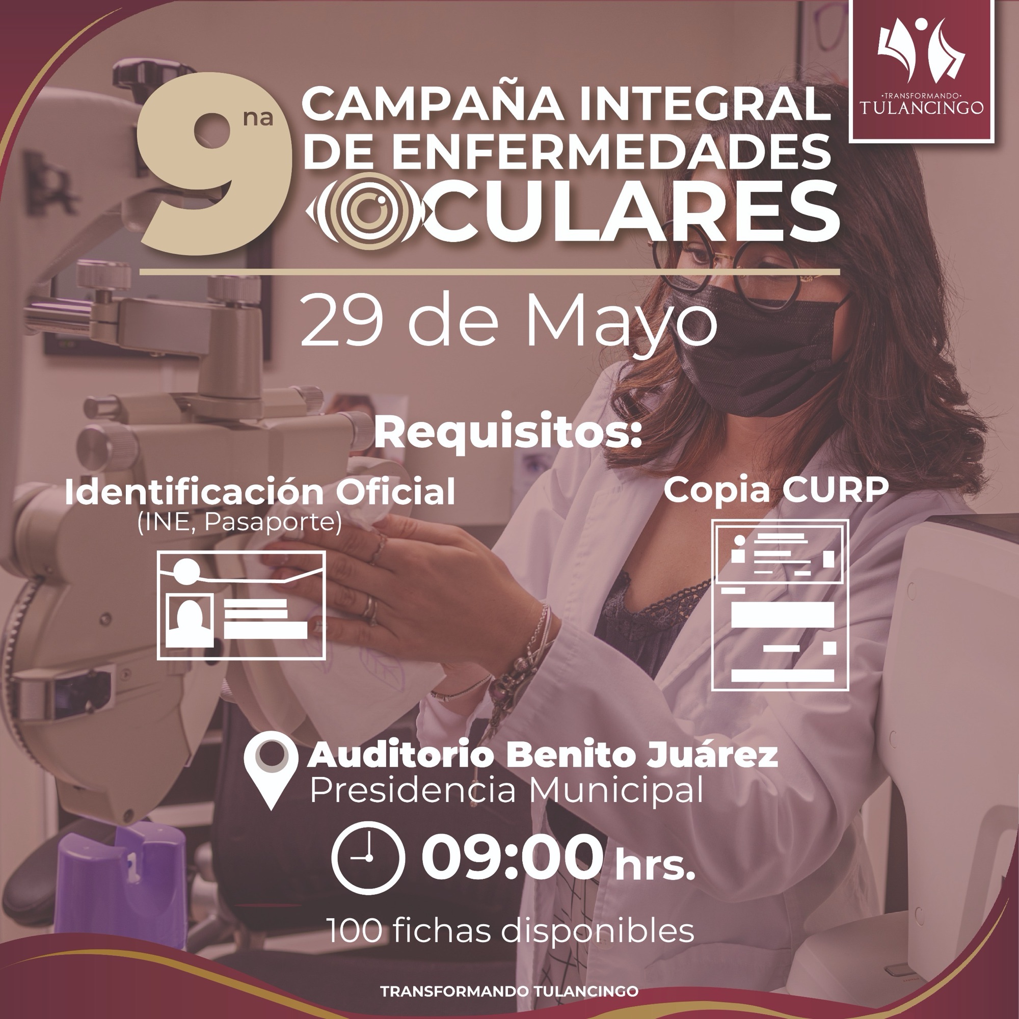 Detectan aumento de enfermedades visuales en jornadas médicas realizadas en Tulancingo