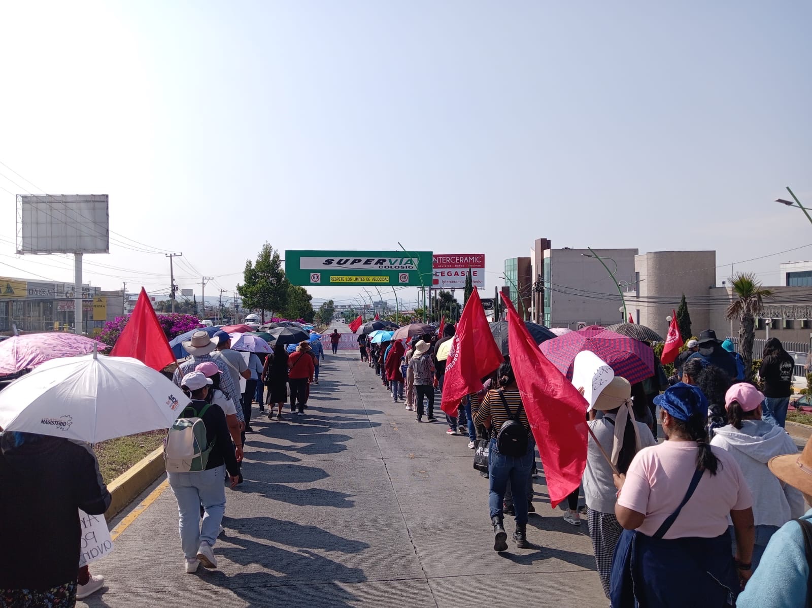 Antorchistas anuncian marcha por regularización de colonias en Pachuca