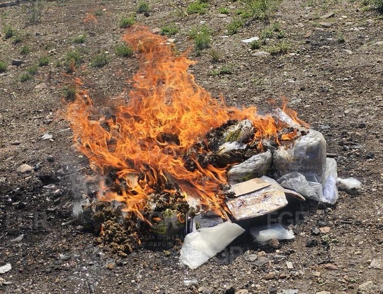 FGR destruye narcóticos y objetos ligados a delitos federales en Hidalgo