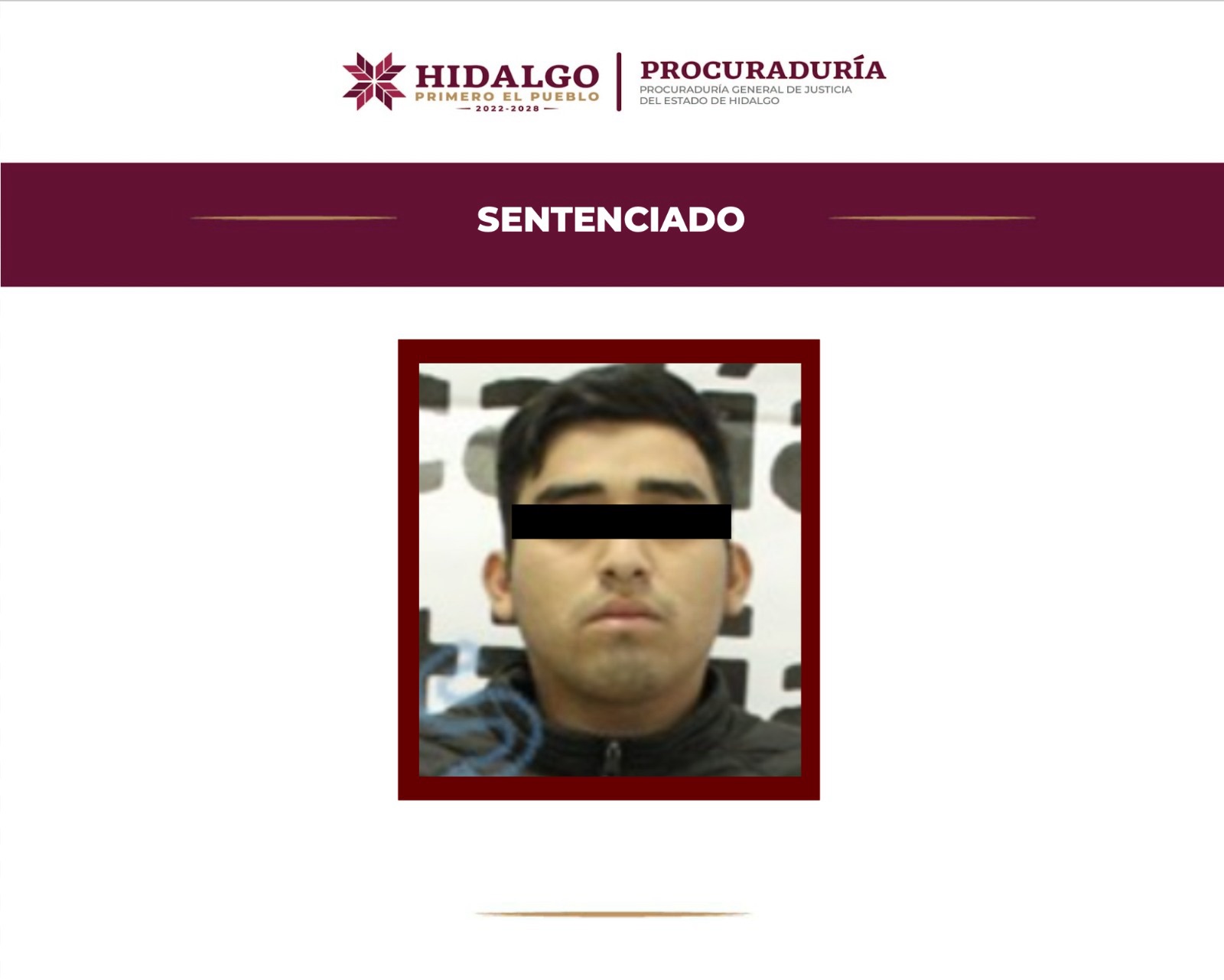 Sentencian a 78 años de prisión a responsable de secuestro y robo de vehículo en Tula
