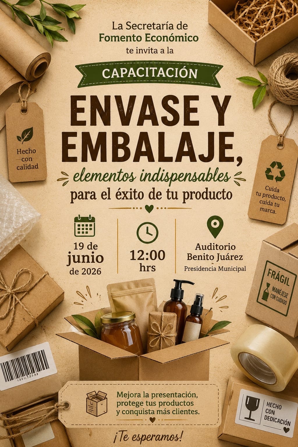 Especialista latinoamericano en envase y embalaje ofrecerá conferencia gratuita para emprendedores en Tulancingo