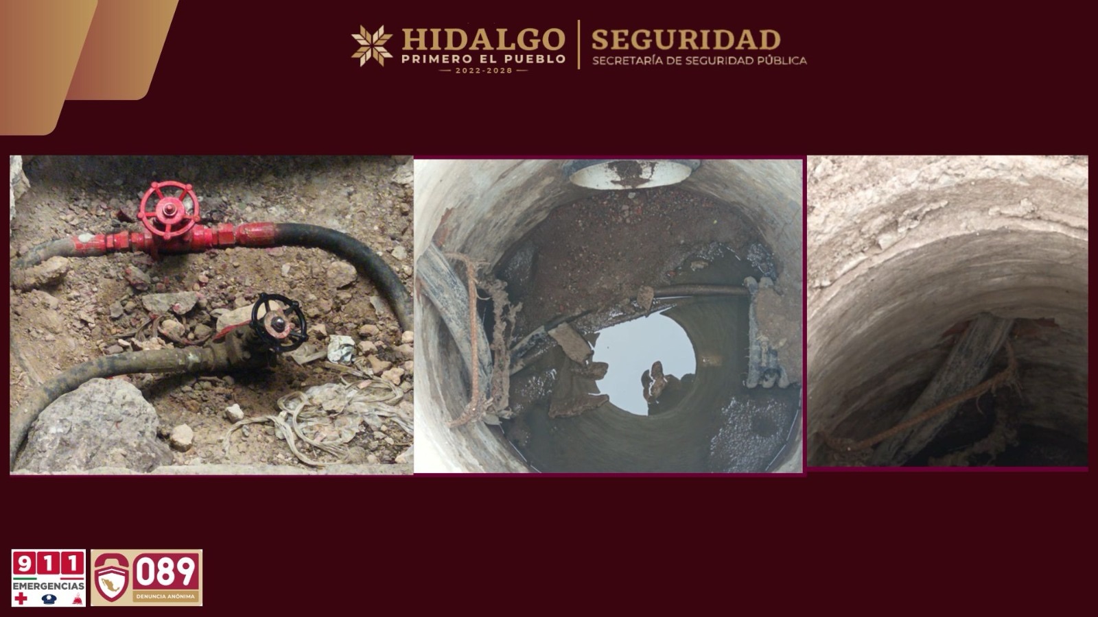 SSPH desmantela red de huachicoleo que utilizaba drenaje pluvial en Atotonilco de Tula